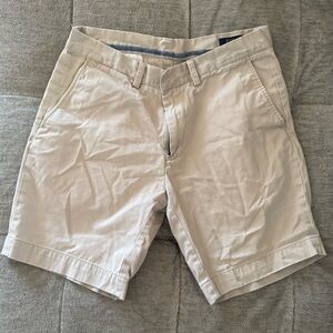 Ralph Lauren Men's Cream Flat Front Shorts